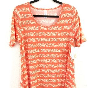 Coral LuLaRoe perfect tee